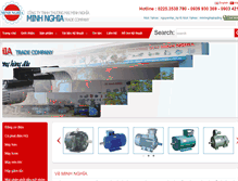 Tablet Screenshot of minhnghia.com.vn